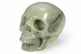 Realistic, Polished Chinese Amazonite Skull #382235-2